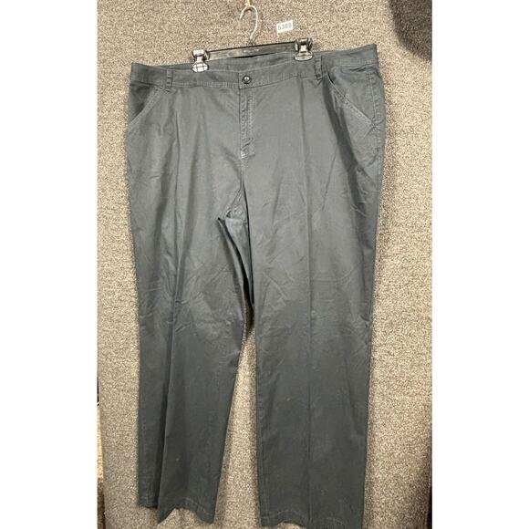 Lane Bryant Jeans Womens Size 28 Tall Black Gray Straight Comfort Stretch - Picture 1 of 8